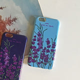 ラベンダーアンダークラウド スマートフォンケース/Lavender Under Clouds (Galaxy) Matt Hard Case