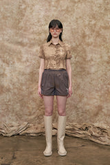 [22S] TWO TONE SHORT PANTS