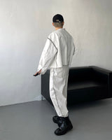 スティッチマクシワイドデニム / MG709,710 Stitch Maxi Wide Denim (2 colors)