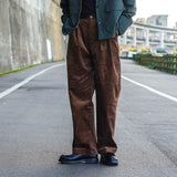 ワイドレッグコーデュロイパンツ