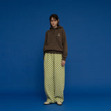 ボタンフリースフーディー/BUTTON FLEECE HOODIE_CHOCO BROWN