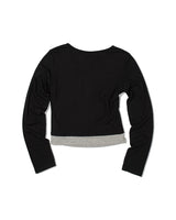 STRING LAYERED SLEEVE (BLACK)