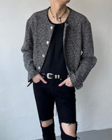 レザーキーリングネックレス / [Unisex] Leather keyring necklace