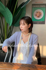 スクープ ラクーン カーディガン