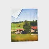 Swiss landscape blanket
