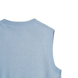 FLOWER JACQUARD VEST_SKY BLUE (6600100511862)