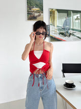 レイヤーストラップスリーブレス / Layer Strap Sleeveless (3color)