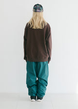 アーチロゴクルーネック / BSR2223FWPO077 BSRBT ARCH LOGO CREWNECK BROWN