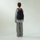 [After Pray Edition] 2-Pocket Cotton Cargo Rucksack (Black&Nickel)