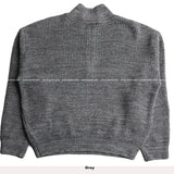 Jack Mix High Neck Half Zip up Knit (6color) (6542628061302)