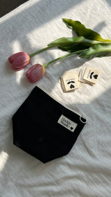 ロゴラベルポーチバッグ / HADDE LOGO LABEL POUCH BAG