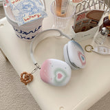 plumpily heart pastel airpods max case