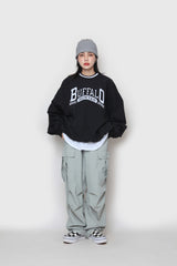 ワイドナイロンカーゴパンツ / wide nylon cargo pants