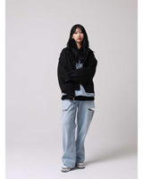 サイドスリットワイドデニムパンツ / side-slit wide denim pants