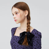 プリンセスベルベットミッドリボンヘアピン