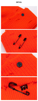リップドショートビーニー / BBD Ripped Custom Short Beanie (4648580448374)