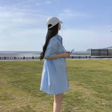 [Bellide made/Short, Long] Candy Short-Sleeved Shirt Dress