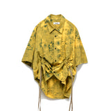 ブリーチダイングストラップシャツ / BLEACH DYEING STRAP SHIRT_YL