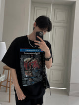 アテンションニュースペーパーショートスリーブT