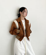 STACK LOGO VARSITY JACKET