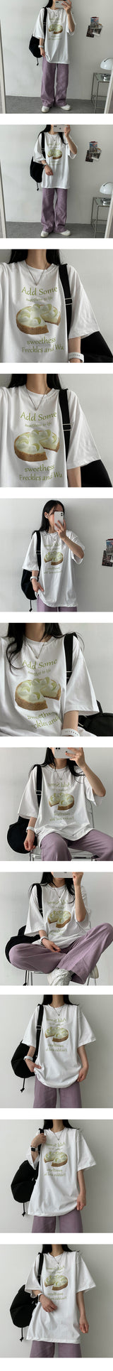 アドサムショートスリーブTシャツ / Ad-sum short-sleeved T-shirt