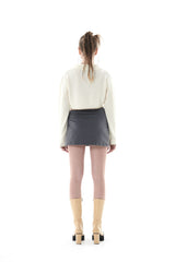 カットアウトミニスカート/CUT OUT MINI SKIRT