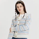 TULIP JACQUARD CARDIGAN_SKYBLUE (6680845320310)