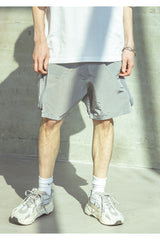 ZIPPER POCKET NYLON SHORT PANTS (6571052466294)