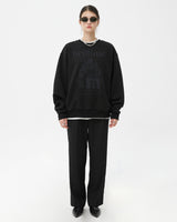 BRILLIANT CASTLE SWEATSHIRT-BLACK (6604477759606)