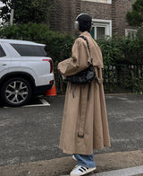 ダディフットバックケープトレンチコート / Daddy Fit Back Cape Trench Coat (3 color)