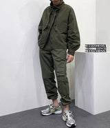 ワックス コーテッド クロップド ボンバージャケット / OWN Wax Coated Cropped Bomber Jacket (3 colors)