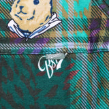ロイヤルフリースフードジャケット / BSR2223FWJK105 ROYAL FLEECE HOODED JACKET BEAR RABBIT DARK CHECK