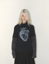 ハート PK レイヤードロングスリーブ