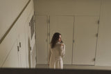 アンバランスニットドレス/UNBALANCED KNIT DRESS_OATMEAL