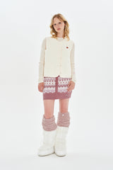 CHERRY BASIC QUILTING VEST [IVORY]