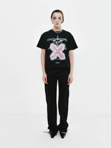LUCKY PINK T-SHIRTS (BK) (6677218164854)