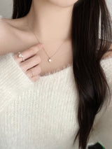 ミニグローイングハートネックレス / Mini Glowing Heart Necklace / 2 color