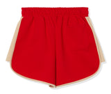 COLOR BLOCK JERSEY SHORTS_RED (6580853801078)