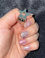 スターキュービックリング / Star Cubic Ring (925 silver)