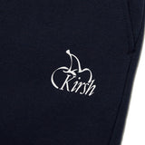 ミドルチェリーワイドスウェットパンツ／MIDDLE CHERRY WIDE SWEAT PANTS [BLACK]