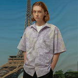 Tie-dye dolphin short sleeve shirts (6549347467382)