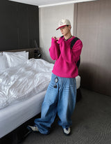 コージーウールニット / No.9860 cozy wool KNIT (5color)
