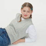 CABLE KNIT VEST_MINT (6610822234230)