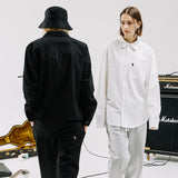 オーバーフィットコットンシャツ/OVERFIT COTTON SHIRTS-OFF-WHITE