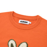 ウィティーバニーフラットニット／WITTY BUNNY FLAT KNIT [GREEN ORANGE]