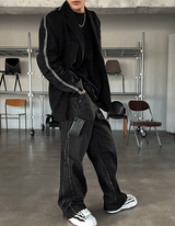 A Nock Deco Denim Pants (2color)