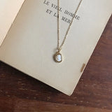 Vintage Mood Cameo petit Necklace [Cream] 