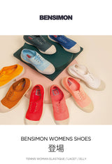 テニスウーマンレーセット / BENSIMON TENNIS WOMAN LACET - NAVY