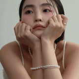 3mm パールブレスレット / 3mm pearl bracelet (M size)