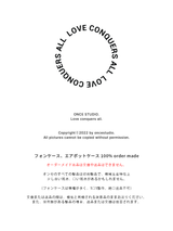 [ジェルハード]ヴィンテージ フラワー ブラック スマホケース